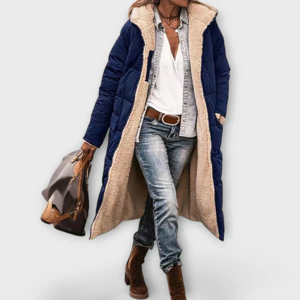 Eliise - Puuvillase fliisvoodriga mantel