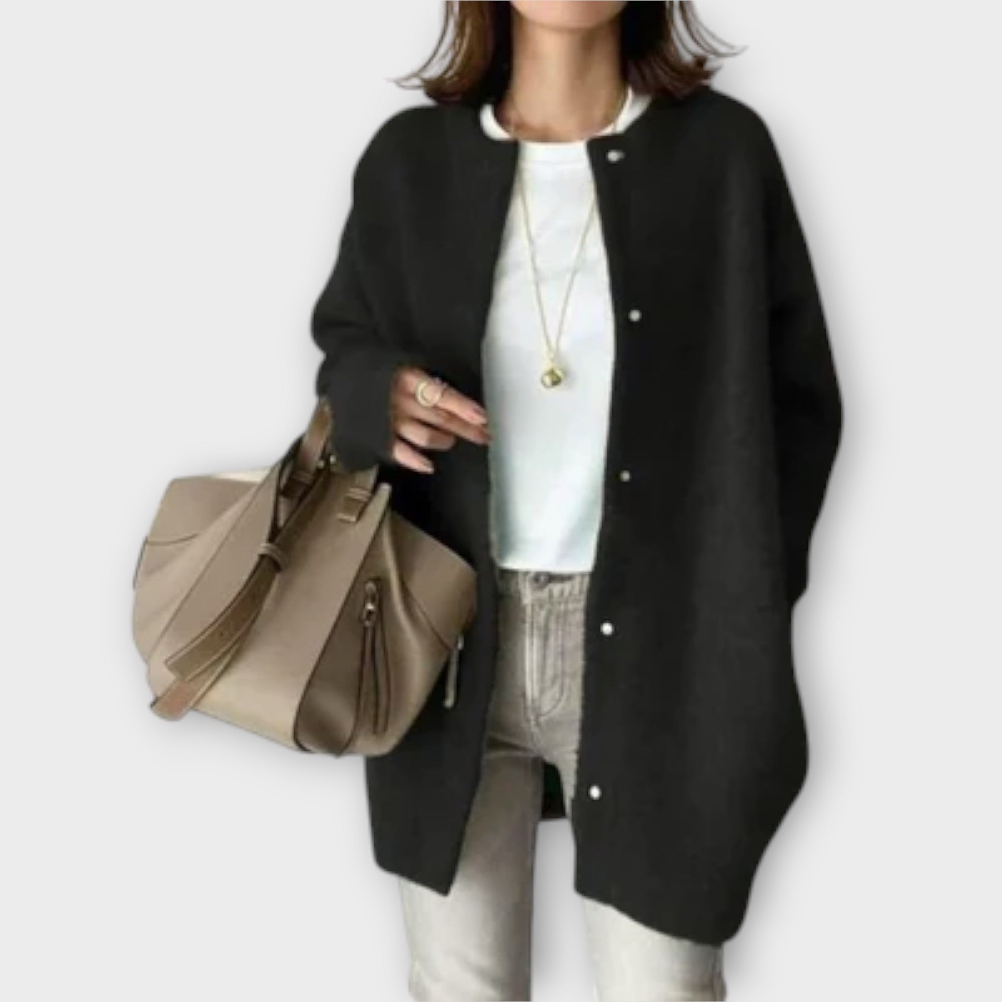 Grete - Elegantne kootud kardigan