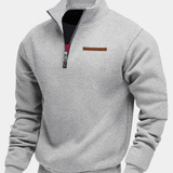 Marten Signature-Poollukuga Džemper Puhasjoonelise Disainiga